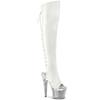 Pleaser - SPECTATOR3019 Cuissardes à plateforme - Blanc Product image